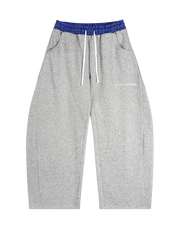 "PLAID" SWEATS (GRAY)