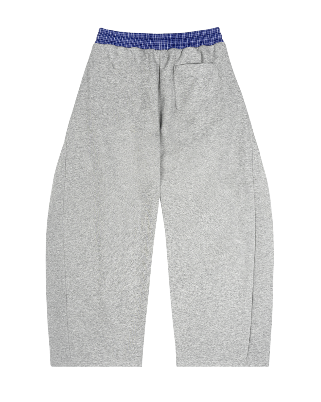 "PLAID" SWEATS (GRAY)