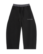 "PLAID" SWEATS (BLACK)