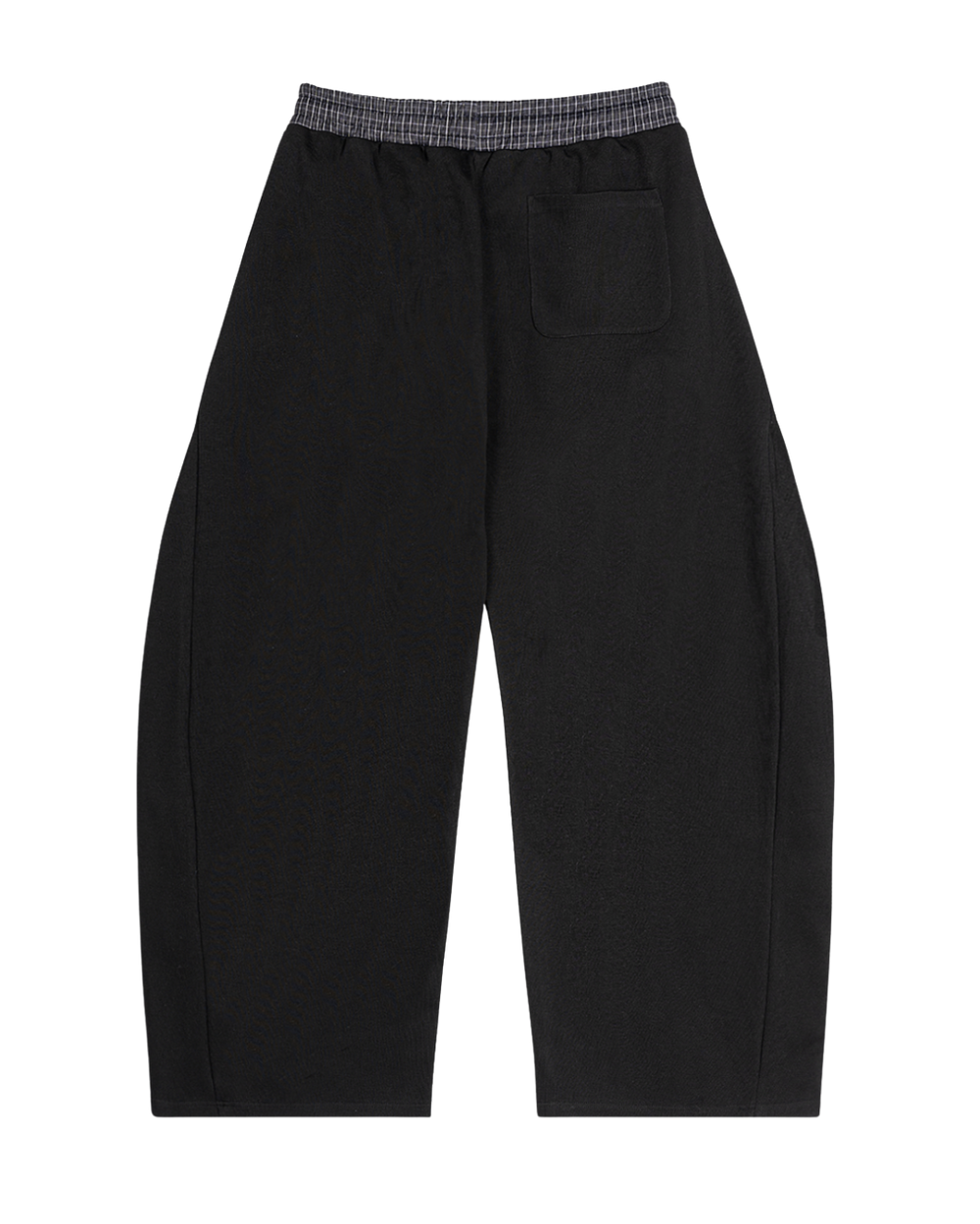 "PLAID" SWEATS (BLACK)
