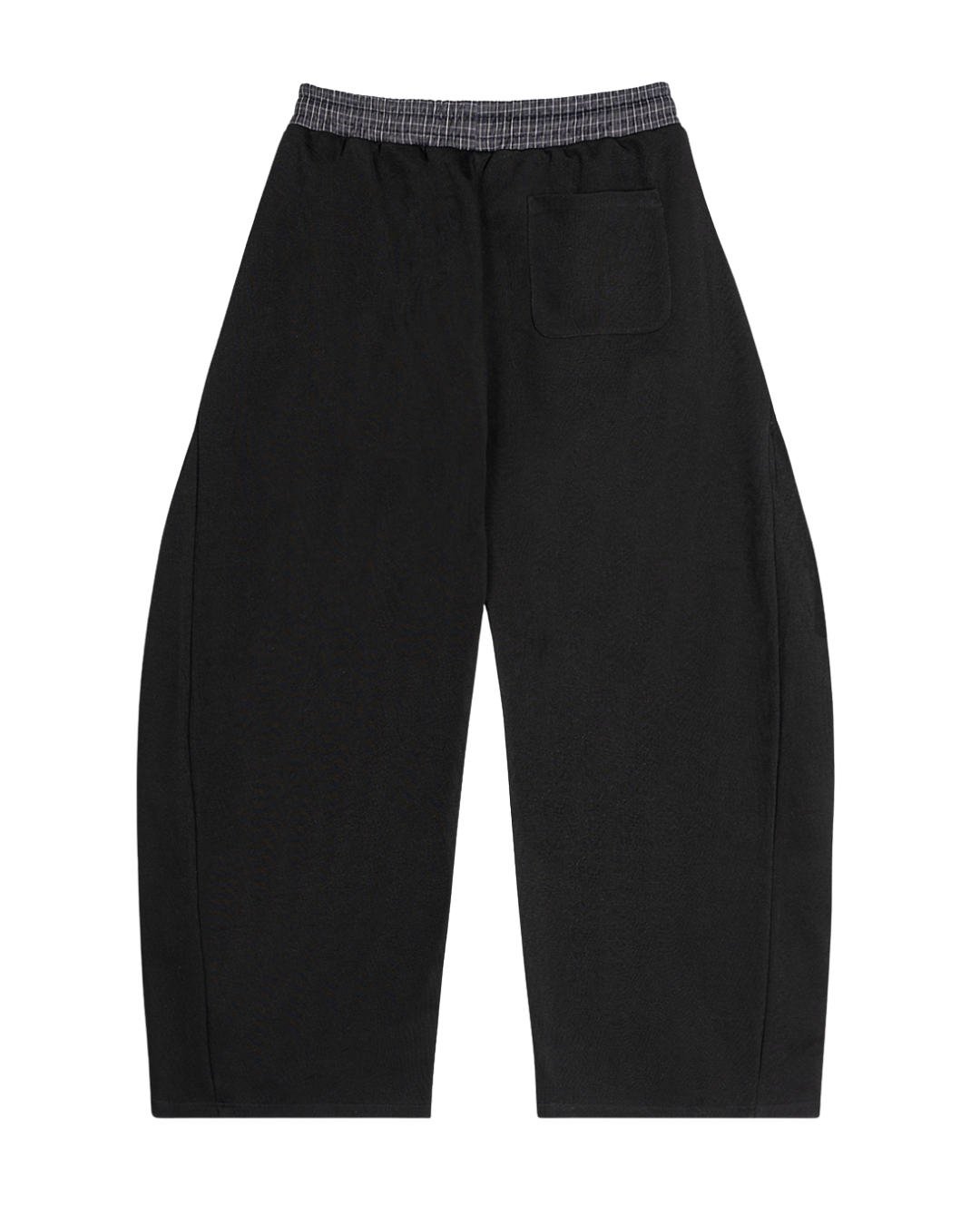 "PLAID" SWEATS (BLACK)