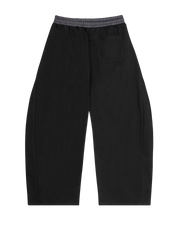 "PLAID" SWEATS (BLACK)