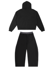 "PLAID" SET (BLACK)