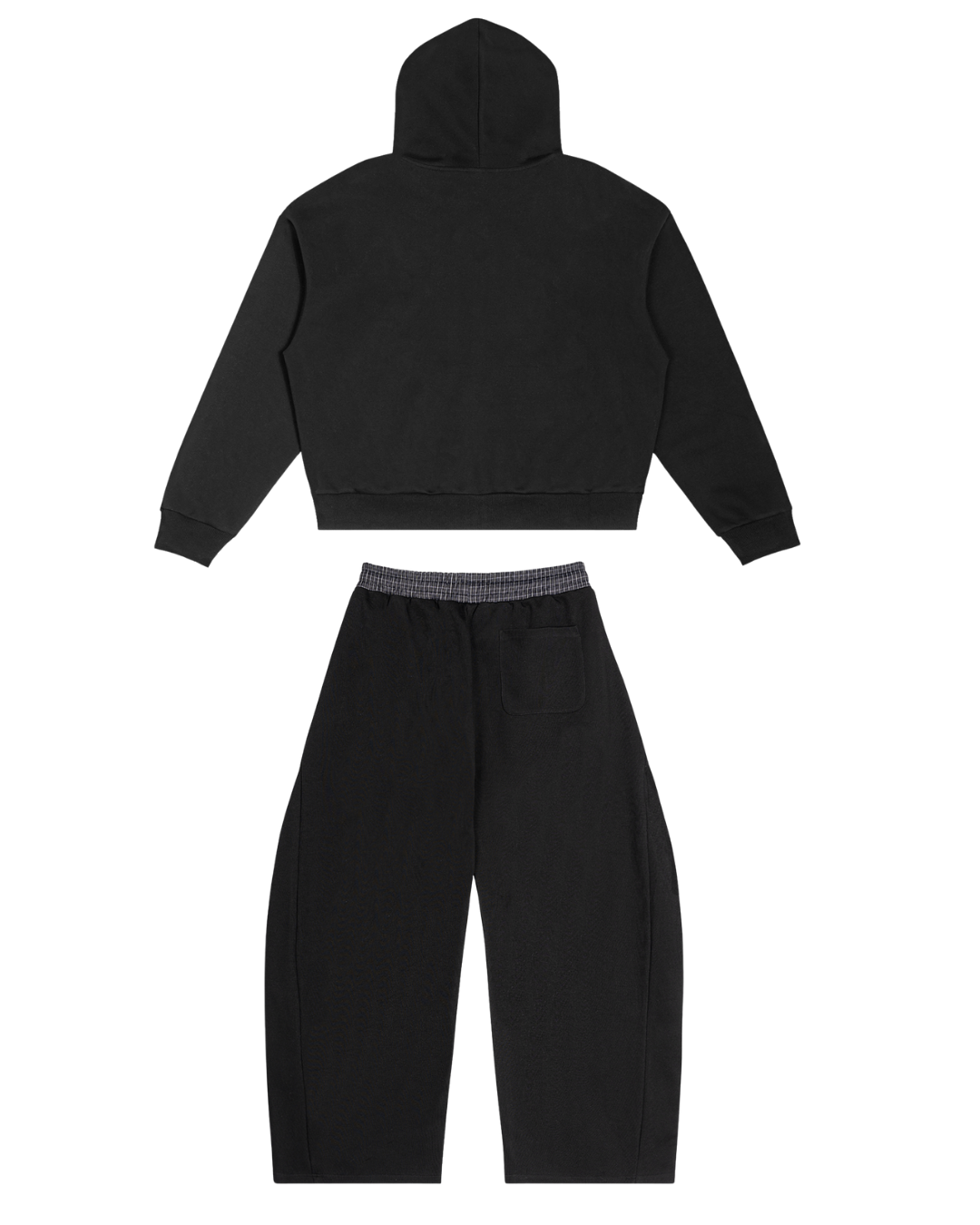 "PLAID" SET (BLACK)