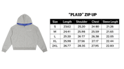 "PLAID" SET (GRAY)
