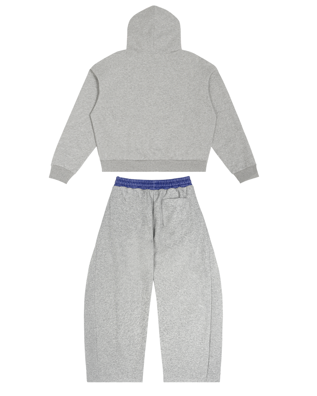 "PLAID" SET (GRAY)