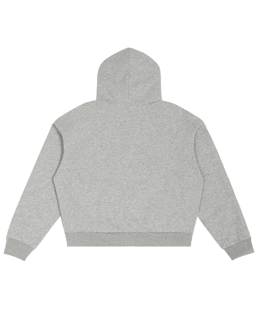 "PLAID" ZIP UP (GRAY)