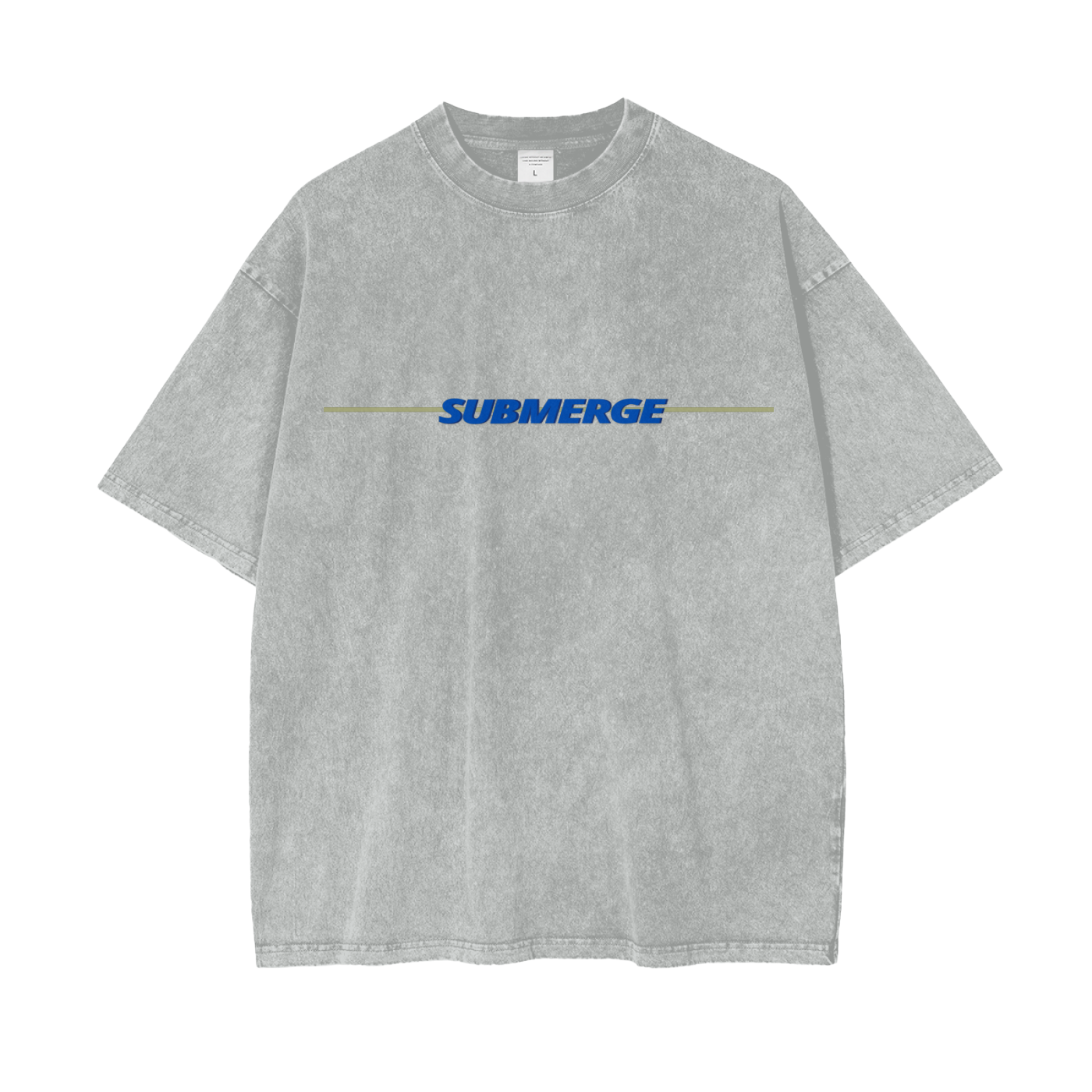 Submerge Oversized T-Shirt 1.0 ( Light Gray)