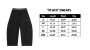 "PLAID" SET (BLACK)
