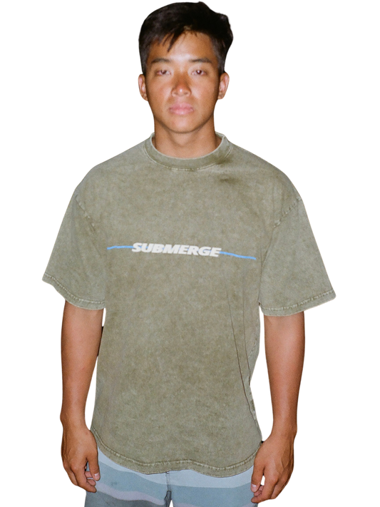 Submerge Oversized T-Shirt 1.0 (Deep Olive)
